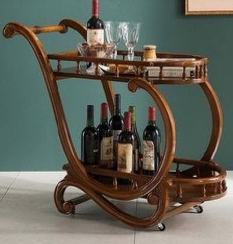 Shoe Rack Cabinet Design, Wooden Trolley, Baby Crib Designs, Wooden Bar Cart, Interior Design Living Room Modern, Crib Design, Wood Carving Furniture, Corner Bar, Wooden Sofa Set Designs