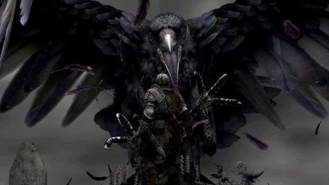 When the Morrigan Calls | weatheredwiseman Dark Souls Lore, Dark Souls Wallpaper, Amazing Hd Wallpapers, Powerful Pictures, Raven Bird, Demon Souls, Dark Souls 3, Crow Art, Raven Art