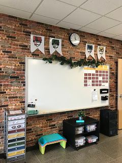 Brick Wall Classroom Decor, Brick Classroom Decor, Brick Classroom, Teen Hangout Ideas, Academia Classroom, Dark Academia Classroom, Hogwarts Classroom, English Teacher Classroom, Classroom Norms