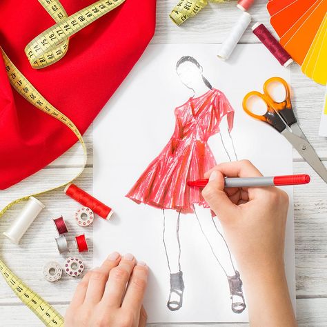 Get this course for only £49 using code SMILE at checkout, normal price ~ £200! Understand fashion design and dressmaking. Learn the principles, design process, and tools and techniques to create your own garments. #fashion #study Fashion Designing Institute, Fashion Designing Course, Fashion Design Classes, Best Fashion Designers, Become A Fashion Designer, Fashion Designing, Clothes Pin Crafts, Sewing Design, Design Course