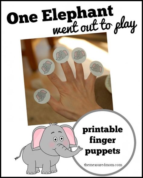 Free printable finger puppets fora  fun rhyme - my toddler has been singing this song all around the house! Elmer The Elephants, Playdough To Plato, Songs For Toddlers, School Songs, Photography Competition, Preschool Music, Finger Plays, Preschool Songs, Rhymes For Kids