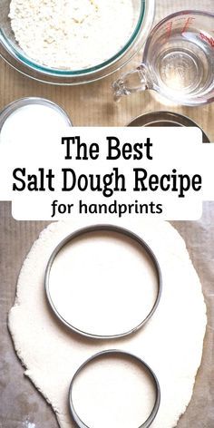 Salt Dough Recipe Handprint, Tattoo And Stencil, Best Salt Dough Recipe, Baby Christmas Crafts, Salt Dough Christmas Ornaments, Best Salt, Homemade Christmas Ornaments, Salt Dough Crafts, Salt Dough Recipe