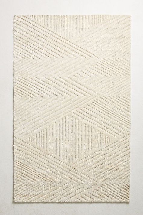 Zig Zag Rug, Anthropologie Home, Rug Texture, Bed In Living Room, Kids Room Rug, Carpet Design, Neutral Rugs, Hand Tufted Rugs, Rugs And Carpet