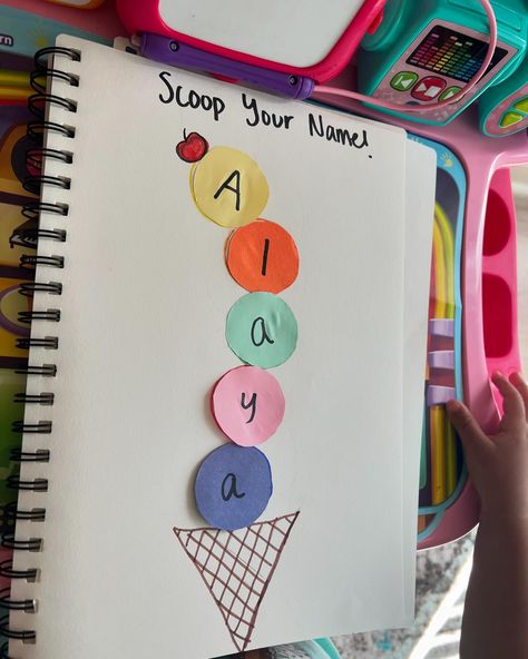 Starting a learning journal has been game changer!! She loveeeees it. She is so smart and this is a great way to help her learn while playing ✨ LMK if you guys want to see more ideas for the learning journal. #learningjournal #learnthroughplay #earlylearning #earlyeducation #homeschoolpreschool #toddlerlearning #namerecognition #numberrecognition #letterrecognition #toddleractivitiesathome Toddler Learning Journal Name, Learning For 1 Year, Toddler Learning Journal Fall, Journal Ideas For Preschoolers, Toddler Learning Journal 4 Year, Learning Journal For Toddlers, Toddler Workbook Ideas, Learning Journal Activities, Toddler Activity Journal