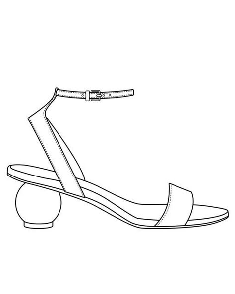 Heels Technical Drawing, Shoe Technical Drawing, Shoes Technical Drawing, Accessories Board, Diy Sandals, Monster High Pictures, Dress Design Drawing, Shoes Drawing, Fashion Illustration Dresses