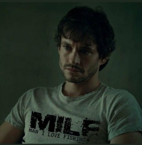 Hugh Dancy Cursed, Hannibal Cursed, Hannibal Funny, Hannibal Series, Nbc Hannibal, Will Graham, Hugh Dancy, Hannibal Lecter, Mads Mikkelsen