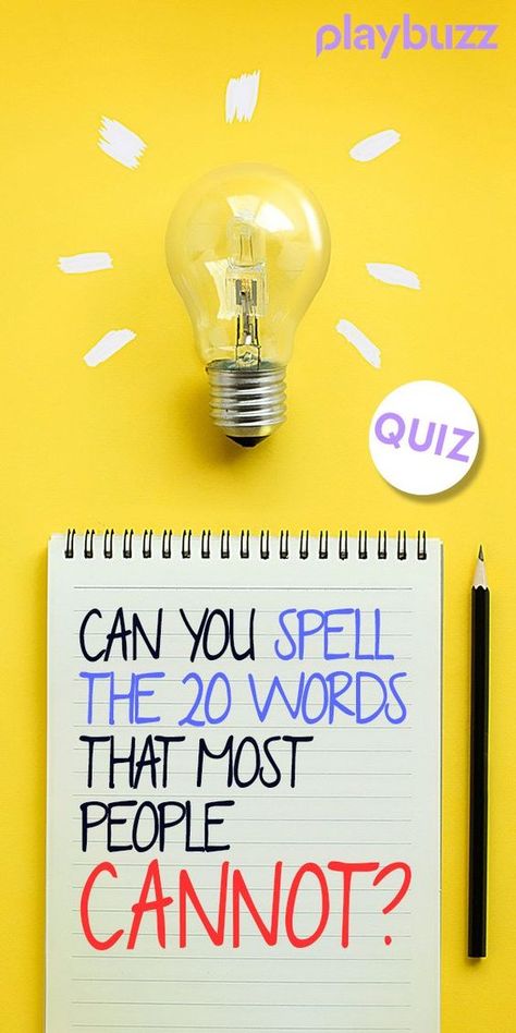 Can You Spell The 20 Words That Most People Cannot? | #quiz #quizzes #buzzfeed #questionsandanswers #questions #trivia #quizzesforfun #iq #iqtest #brain #intelligence Intelligence Quizzes, Geography Quizzes, Commonly Misspelled Words, Movie Quizzes, Science Trivia, Language Quiz, English Quiz, Geography Quiz, Playbuzz Quiz