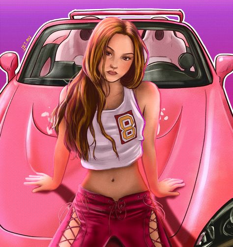 Suki Fast And Furious Fanart, Suki Drawings Fast And Furious, Fast And Furious Fanart, Fast And Furious Painting, Fast And Furious Art, Suki Fast And Furious, Foto Gta, Art Content, Devon Aoki