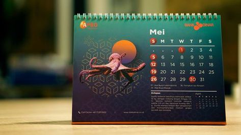 FLUX - Projects Graphic Design Jakarta, Creative Agency And Branding Calendar Design Ideas Creative, Creative Calendar Design, Table Calendar Design, Modern Calendar Design, Logo Design Company, Calendar Design Template, Creative Calendar, Calendar Layout, Creative Design Agency