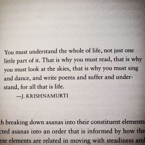 be observer of life She Was An Observer, Jiddu Krishnamurti, Look At The Sky, One Life, Food For Thought, Personal Development, Words Of Wisdom, Psychology, Love Quotes