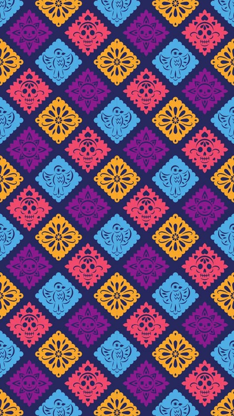 Latina Wallpaper, Mexican Graphic Design, Beach Color Palettes, Mexican Colors, Chicano Love, Mexican Pattern, Mexico Design, Mexico Art, Mexican Designs