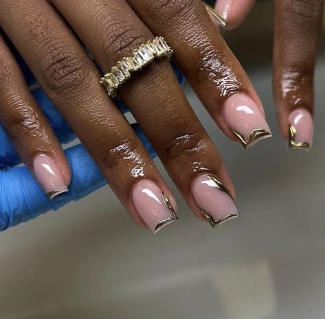 Classy Short Square Nails, Short Overlay Nail Designs, Short Classy Nail Designs 2024, Square Biab Nails, Gel Nail Designs Short Nails, Simple Gel Nail Designs, Acrylics Nails, Biab Nails, Overlay Nails