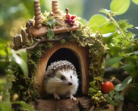 Where to Put a Hedgehog House to Attract Hedgehogs for Your Garden Diy Hedgehog House, Hedgehog Cage, Hedgehog House, A Hedgehog, House Photography, Healthy Garden, Soil Improvement, Healthy Environment, Hedgehogs