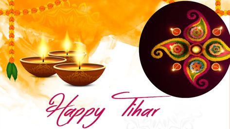 Happy Tihar Wishes, Happy Tihar, Tihar Festival, Happy D, Wishes Messages, Our Friendship, God Illustrations, Festival Lights, Happy Moments