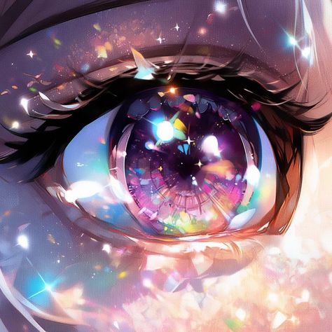 Eye Pfps, Anime Sparkle, Cute Eyes Drawing, Eyes Artwork, Dreamy Artwork, Eyes Wallpaper, Anime Canvas Art, Magical Art, Aesthetic Eyes