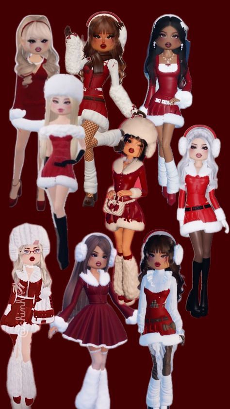 Dress To Impress Crismas, Dti Christmas Outfit Theme, Christmas Dress To Impress, Dti Codes, Winter Holiday Outfits, Plant Monster, Dti Hacks, Dress Impress, Roblox Royale High Outfits