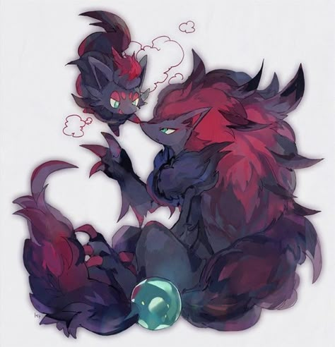 Zorua Pokemon, Pokemon Zoroark, Zoroark Pokemon, Dance With The Devil, Oc Pokemon, Pokemon People, Cool Pokemon Wallpapers, Cute Pokemon Pictures, Black Pokemon