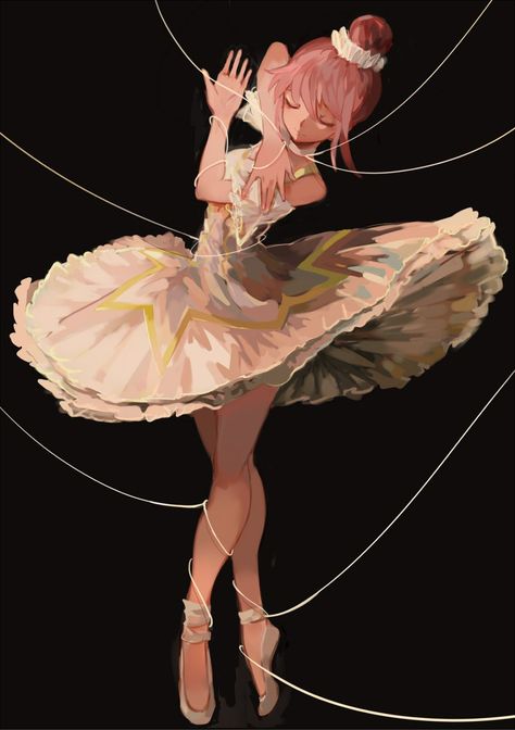 Anime Ballet, Magical Girl Madoka, Ballerina Poses, Ballet Poses, Ballet Art, Princess Tutu, Puella Magi, Puella Magi Madoka Magica, Madoka Magica