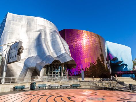 Museum Of Pop Culture, Seattle Itinerary, Weisman Art Museum, Gothic Style Architecture, Seattle Architecture, Things To Do In Seattle, Seattle Aquarium, Seattle Center, Visit Seattle