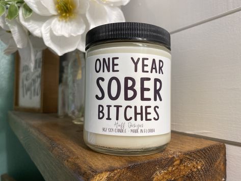 Soberversary Party, Recovery Gift Basket, Soberity Gift Ideas, One Year Soberversary, Aa Anniversary, 1 Year Soberity Party, 2 Year Soberversary, 12 Steps Recovery Alcohol, 1 Year Soberity Quotes