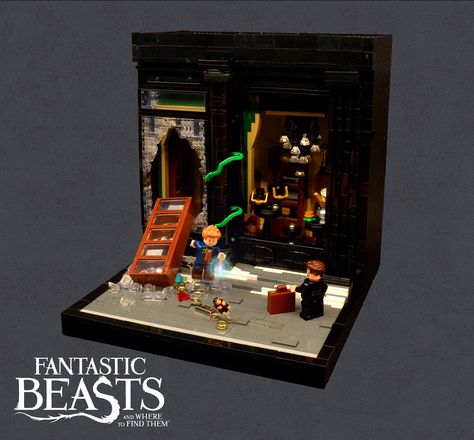 Lego Fantastic Beasts, Lego Designs, Lego Hogwarts, Lego Board, Lego Boards, Lego Harry Potter, Fantastic Beasts And Where, Lego Builds, Lego Design