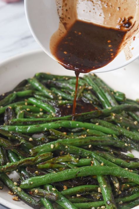 Green Beans With Black Bean Sauce, Chinese Buffet Green Beans Recipe, Asian Green Beans Recipe, Chinese Buffet Green Beans, Chinese Style Green Beans, Garden Meals, Soy Sauce Green Beans, Chinese Green Beans, Chinese Buffet