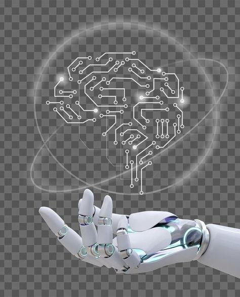 Artificial Intelegent Poster, Artificial Intelegent Illustration, Artificial Intelegent Art, Robot Brain, Robot Png, Neha Choudhary, About Brain, Robot Hand, Brain Structure