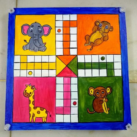 Diy Ludo Board Game, Ludo Game Design, Ludo Board, Artsy Girl, Diy Games, Relationships Love, Game Design, Game Art, Board Games