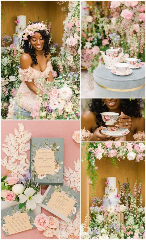 Bridgerton Venue Ideas, Brigington Party, Bridgertons Color Palette, Bridgertons Wedding Aesthetic, Bridgerton Inspired Wedding Decor, Bridgestone Party Ideas, Bridergton Wedding Aesthetic, Bridgeton Inspired Wedding, Brigerton Bridal Shower Theme