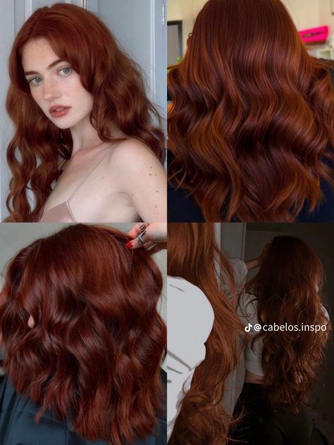 Deep Ginger Hair, Ginger Hair, Red Hair, Ginger, Short Hair Styles, Dye, Hair