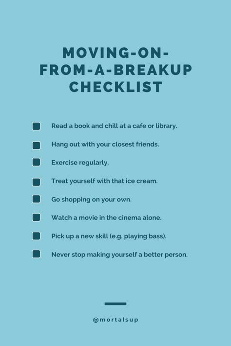 moving on from a break up checklist Tips After Breakup, Things To Do When You Break Up, What To Do Post Breakup, How To Deal With A Breakup Tips, Overcome Heartbreak Moving On, Fully Healed Quotes, How Get Over A Breakup, Best Way To Get Over A Breakup, No One Supports You