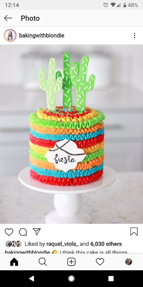 Threesta Birthday Cake, Three Esta Birthday Party, Three Esta, Taco Cake, Fiesta Cake, Cake Boy, Potluck Ideas, Third Birthday Party, Mexican Party Theme