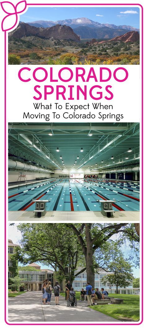 Moving to Colorado Springs? Here's what you need to know! Colorado Springs Moving To, Colorado Springs Living, Moving To Colorado Springs, Living In Colorado Springs, Colorado Life, Visit Denver, Colorado Travel Guide, Road Trip To Colorado, Colorado Living