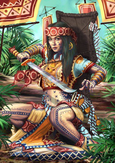 Maharlika, Naka Isurita on ArtStation at https://www.artstation.com/artwork/Xqorw Philippines Mythology Goddesses, Ancient Filipino, Farmer Tattoo, Philippine Mythology, Female Warrior Tattoo, Fantasy Inspo, Filipino Art, Philippines Culture, Southeast Asian Arts