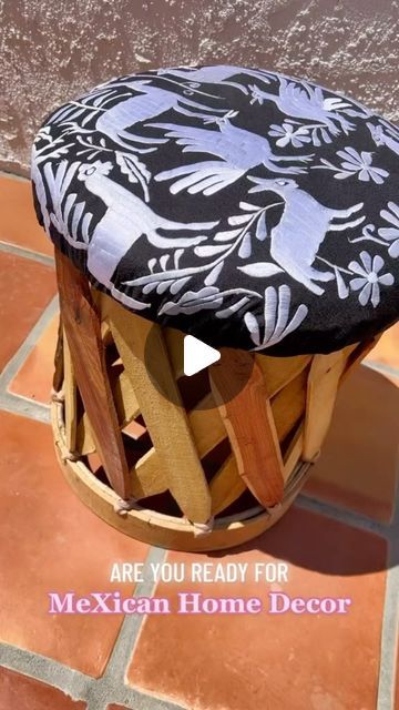 43 likes, 1 comments - coloresdecor on March 7, 2024: "🇲🇽 SHOP our Equipal 100% GENUINE Hand Embroidered Otomí Tenango Ottoman/Footstools . You think you know MeXican Artisan Design, bu..." Artisan Decor, Footstool Ottoman, Hispanic Culture, Mexican Home Decor, Mexican Home, Ottoman Footstool, Leather Cushion, March 7, You Have No Idea