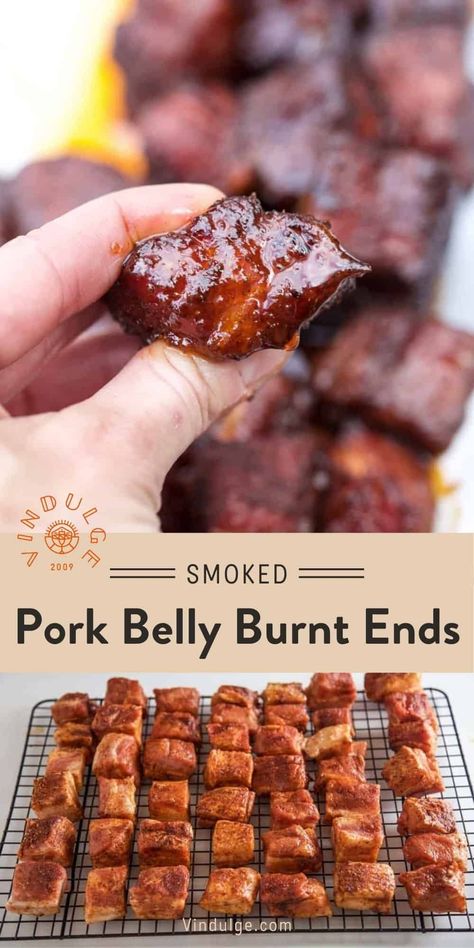 Beef Burnt Ends, Pork Burnt Ends, Burnt Ends Recipe, Pork Belly Bites, Smoked Pork Belly, Meat Candy, Pork Belly Burnt Ends, Smoked Pork Ribs, Honey Pork