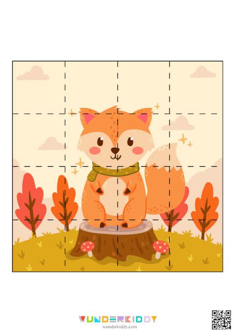 Activity sheet «Autumn nature» - Download or print for free Autumn Puzzles Preschool, Cognitive Activities For Preschoolers Problem Solving, Kindergarten Autumn, Kindergarten Puzzles, Autumn Puzzle, Activity For Kindergarten, Preschool Puzzles, Free Printable Puzzles, Big Puzzles