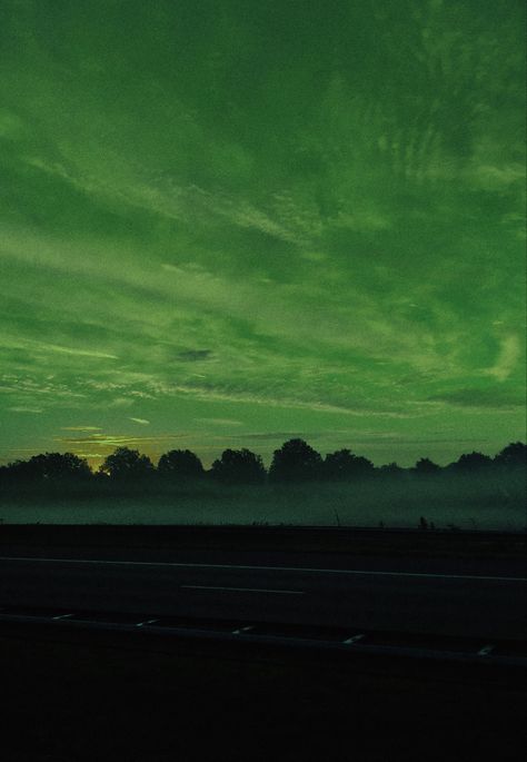 Green Country Aesthetic, Green Sunset Aesthetic, Green Hour Aesthetic, Grunge Green Aesthetic, Green Hour, Bg Wallpaper, Universe Theme, Green Widget, Hour Aesthetic