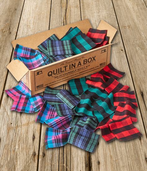 Vermont Flannel Quilt in a Box Plaid Blankets, Twin Quilt Size, Flannel Quilts, Plaid Quilt, Queen Size Quilt, Box Diy, Diy Quilt, Kids Blankets, Queen Quilt