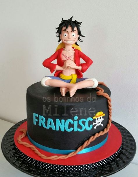 Luffy Cake, One Piece Cake, One Piece Birthdays, Cake Stock, Anime Cake, Birthday Cake Topper Printable, Number Cakes, Fancy Desserts, One Piece Images