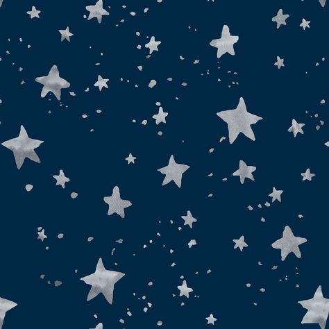 Papel pintado infantil de estrellas del catalogo Tales de Coordonne color azul marino y plata ref. 6100045 Wallpaper Childrens Room, Blue Star Wallpaper, Washable Wallpaper, Light Navy Blue, Navy Wallpaper, Wallpaper Direct, Star Wallpaper, Colorful Animals, Wallpaper Online