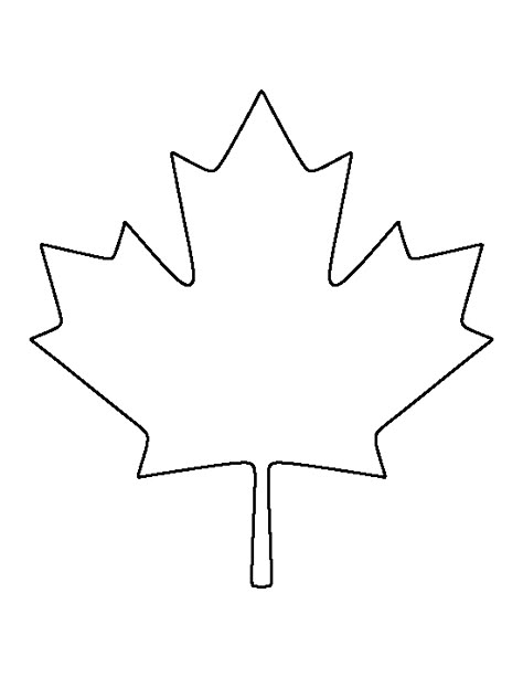 Canadian Maple Leaf pattern. Use the printable outline for crafts, creating stencils, scrapbooking, and more. Free PDF template to download and print at http://patternuniverse.com/download/canadian-maple-leaf-pattern/ Maple Leaf Template, Leaf Template Printable, Canada Day Crafts, Printable Nail Art, Leaf Coloring Page, Nail Art Stencils, Leaf Cutout, Canadian Maple Leaf, Leaf Outline