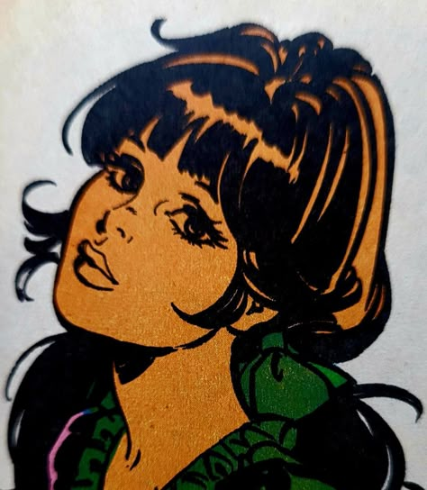 Retro Art Illustration, Cartoon Style Painting, 60s Art Style, 70s Comic Art, 70s Pop Art, 60s Cartoon Style, 70s Art Style, Retro Paintings Vintage, Cartoon Woman Drawing