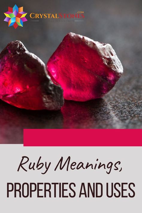 Ruby Meaning, Crystal Facts, Red Meaning, Red Beryl, Red Sapphire, Ruby Crystal, Ruby Stone, Crystal Stones, Bring Happiness