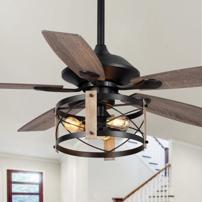 Rustic Fans Ceiling, Industrial Ceiling Fan With Light, Jamie Thomas, Diy Carpentry, Rustic Ceiling Fan, Wood Ceiling Fans, Don Pedro, Large Ceiling Fans, Farmhouse Ceiling Fan