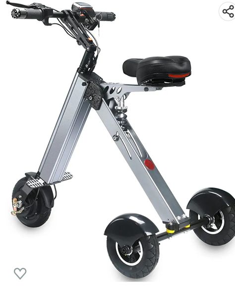 Folding Tricycle, Three Wheel Scooters, Electric Go Kart, Custom Golf Carts, Electric Scooter For Kids, Best Electric Scooter, Electric Trike, Scooter Design, Electric Tricycle