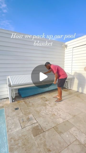 ▪︎ Cheryl ▪︎ on Instagram: "DIY POOL BLANKET BOX ❤️  I’ve had many messages from people asking to see it in action so here it is .. such a simple and effective way of hiding your pool blanket while having extra pool seating at the same time 🥰  If you haven’t got the tutorial link yet, make sure to follow us and comment ‘BLANKET’ and I’ll send it to you ❤️ . . . . . #poolstorage #poolblanketboxes #poolblanket #diy #dıyproject #diypoolsolutions #storage #storagesolutions #storagesolution #poolbench #diybench #diybenchseat #poollandscaping #reels #instagram" Pool Seating, Diy Bench Seat, Pool Storage, Instagram Creator, Small Pool Design, Pool Fence, Diy Pool, Bay House, Diy Bench