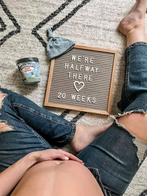 Half Baked 20 Weeks Pregnant, 36 Week Pregnancy Photos, 20 Week Photo Shoot, Half Baked Pregnancy Photo Diy, Pregnancy Update Pictures, Half Backed Pregnancy Photo, 20 Week Bump Pictures, Half Way Baked Pregnancy Photos, 20 Week Pregnancy Photos With Husband