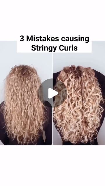 Stringy Curls, Wet Hair Curls, Hair Definition, Curly Hair Techniques, Curl Routine, Enhance Natural Curls, Cute Prom Hairstyles, Clean Scalp, Different Curls