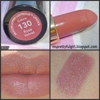 Revlon Super Lustrous Lipstick, Chanel Rouge, Revlon Super Lustrous, Rose Velvet, Makijaż Smokey Eye, Lipstick Swatches, Lip Colour, Lip Art, Drugstore Makeup